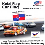 Kulai Car Flag 6x12inch 15x30cm FJD6121